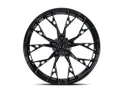 Dolce Performance Aria Gloss Black Wheel; Rear Only; 20x10 (10-14 Mustang)