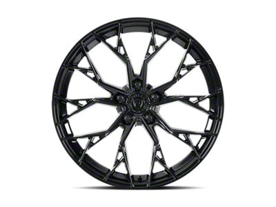 Dolce Performance Aria Gloss Black Wheel; Rear Only; 20x10 (10-14 Mustang)