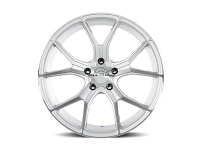 Dolce Performance Monza Gloss Silver Machined Face Wheel; 19x8.5 (10-14 Mustang)