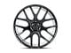 Dolce Performance Monza Gloss Black Wheel; Rear Only; 20x10 (15-23 Mustang GT, EcoBoost, V6)