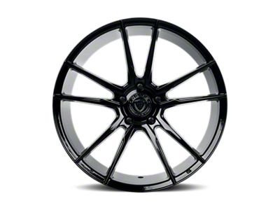 Dolce Performance Vain Gloss Black Wheel; 20x8.5 (15-23 Mustang GT, EcoBoost, V6)