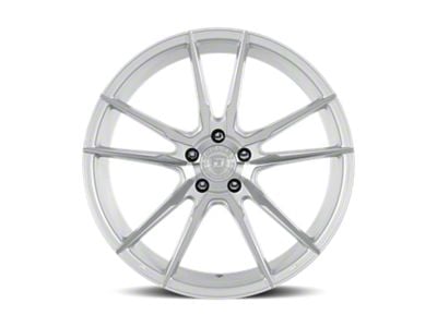 Dolce Performance Vain Gloss Silver Machined Face Wheel; 20x8.5 (15-23 Mustang GT, EcoBoost, V6)