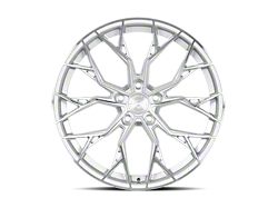 Dolce Performance Aria Gloss Silver Machined Face Wheel; 18x8.5 (16-24 Camaro LS, LT, LT1)