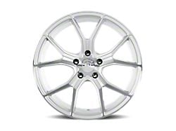 Dolce Performance Element Gloss Silver Machined Face Wheel; 18x8.5 (16-24 Camaro LS, LT, LT1)