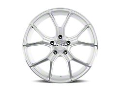Dolce Performance Element Gloss Silver Machined Face Wheel; 19x8.5 (16-24 Camaro, Excluding ZL1)