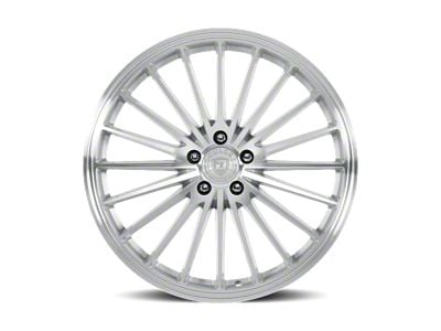 Dolce Performance Ghost Gloss Silver Machined Face Wheel; 19x8.5 (16-24 Camaro, Excluding ZL1)