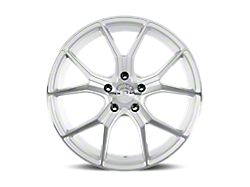 Dolce Performance Monza Gloss Silver Machined Face Wheel; 18x8.5 (16-24 Camaro LS, LT, LT1)