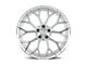 Dolce Performance Pista Gloss Silver Machined Face Wheel; 19x9.5 (16-24 Camaro, Excluding ZL1)