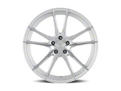Dolce Performance Vain Gloss Silver Machined Face Wheel; 19x8.5 (16-24 Camaro, Excluding ZL1)