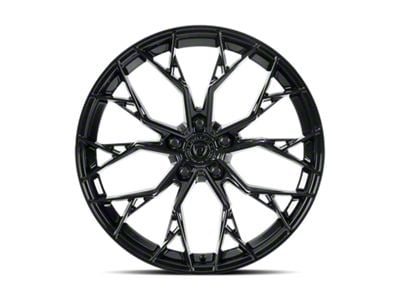 Dolce Performance Aria Gloss Black Wheel; Rear Only; 20x10 (2024 Mustang)