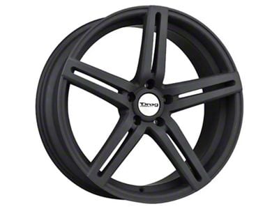 Drag Wheels DR60 Flat Black Wheel; 20x10 (06-10 RWD Charger)