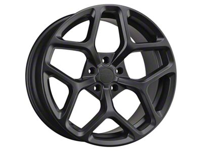 Drag Wheels DR64 Flat Black Wheel; 20x9 (06-10 RWD Charger)