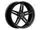 Drag Wheels DR73 Flat Black Wheel; 18x8 (07-10 AWD Charger)