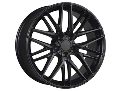 Drag Wheels DR77 Flat Black Wheel; 18x8 (07-10 AWD Charger)