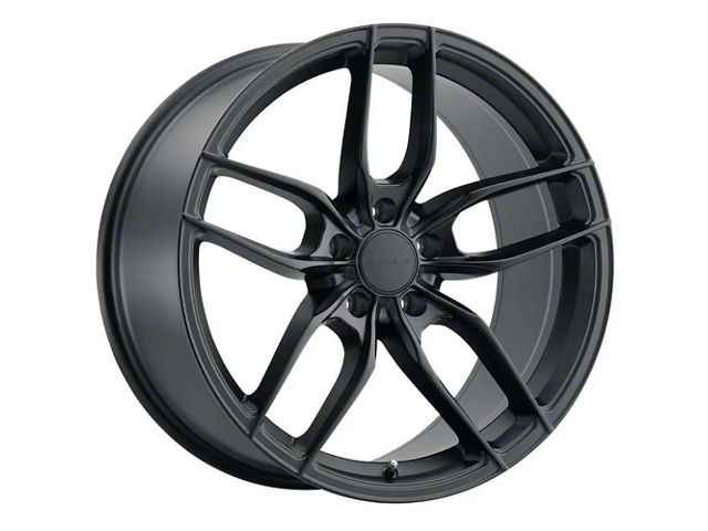 Drag Wheels DR80 Flat Black Wheel; 18x8 (07-10 AWD Charger)