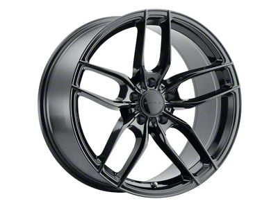 Drag Wheels DR80 Gloss Black Wheel; 18x8 (07-10 AWD Charger)