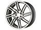 Drag Wheels DR70 Silver with Machined Face Wheel; 20x8.5 (10-15 Camaro)