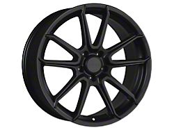 Drag Wheels DR76 Flat Black Wheel; 20x9 (16-24 Camaro)