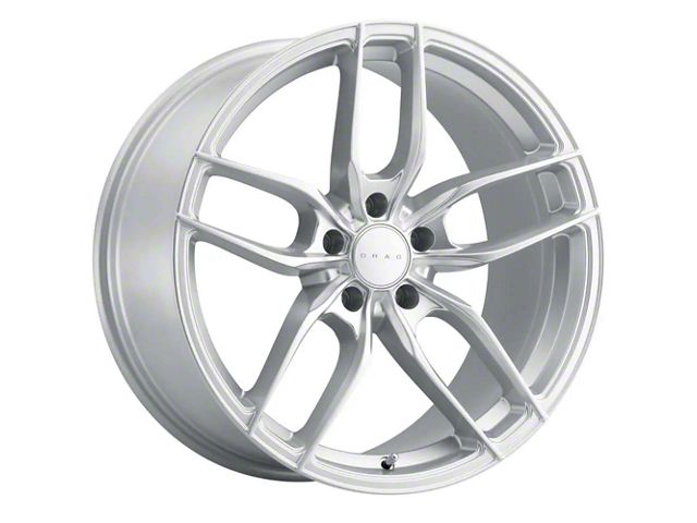 Drag Wheels DR80 Silver Wheel; 20x9 (16-24 Camaro)
