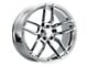 Drag Wheels DR80 Virtual Chrome Wheel; 20x9 (16-24 Camaro)