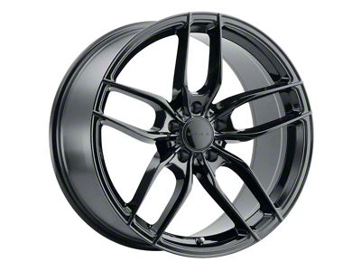Drag Wheels DR80 Gloss Black Wheel; 18x8 (17-23 AWD Challenger)