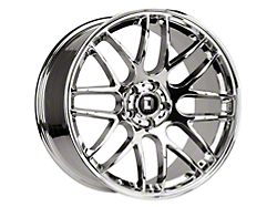 Drag Wheels DR37 Virtual Chrome Wheel; 20x8.5 (11-23 RWD Charger, Excluding Widebody)