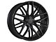 Drag Wheels DR77 Flat Black Wheel; 18x8 (11-23 RWD Charger w/o Brembo, Excluding Widebody)