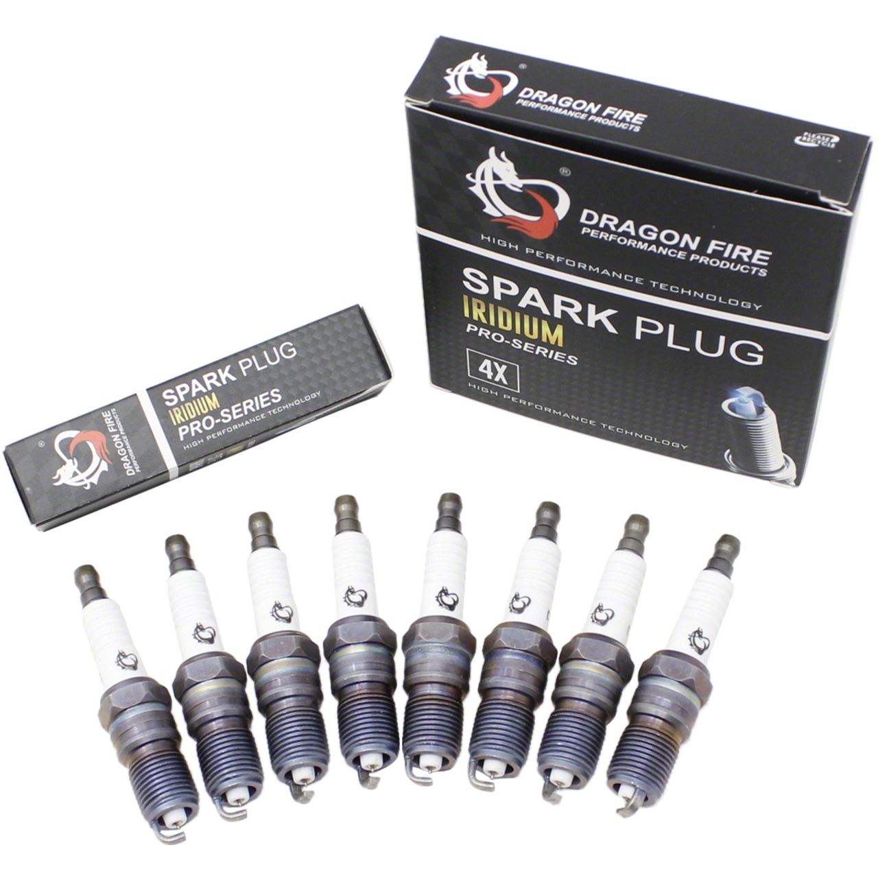 Dragon Fire Performance Mustang Iridium Spark Plugs DFSP1005x8 (99-04 ...