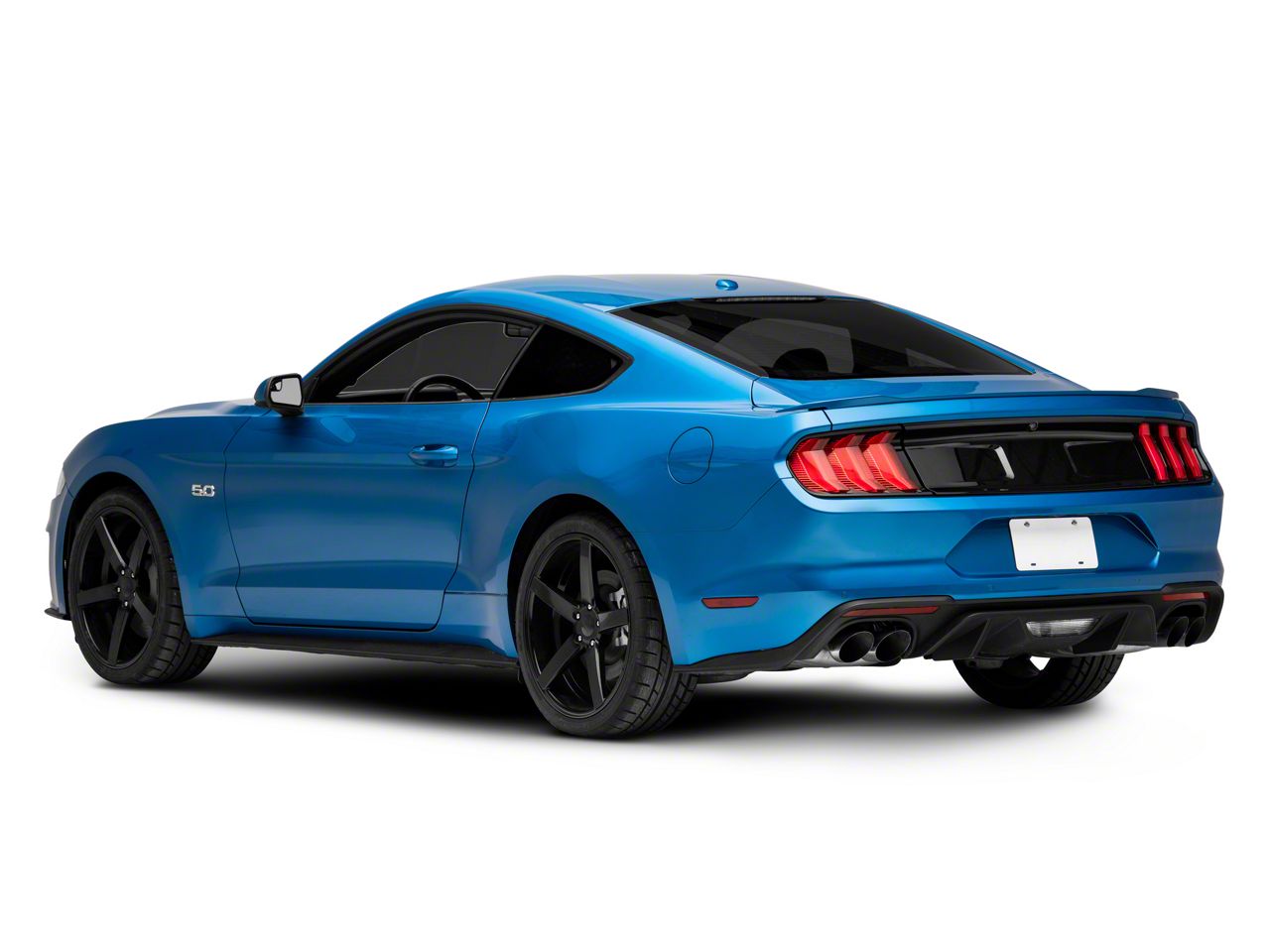 Drake Muscle Cars Mustang Decklid Panel; Gloss Black JR3B-63423B70-A ...