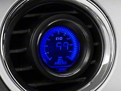 Prosport 52mm Digital Oil Pressure Gauge; Electrical; Blue/Red (Universal; Some Adaptation May Be Required)