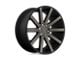 DUB Calla Matte Black with Double Dark Tint Wheel; 22x9 (05-09 Mustang)