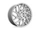 DUB G.O.A.T. Silver Brushed Face Wheel; 22x9 (05-09 Mustang)