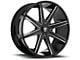 DUB Push Gloss Black Milled Wheel; 20x8.5 (05-09 Mustang)