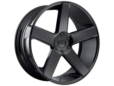 DUB Baller Gloss Black Wheel; 22x10.5 (06-10 RWD Charger)