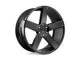 DUB Baller Gloss Black Wheel; Rear Only; 24x10; 20mm Offset (06-10 Charger)