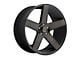 DUB Baller Matte Black Double Dark Tint Wheel; 22x9 (06-10 RWD Charger)