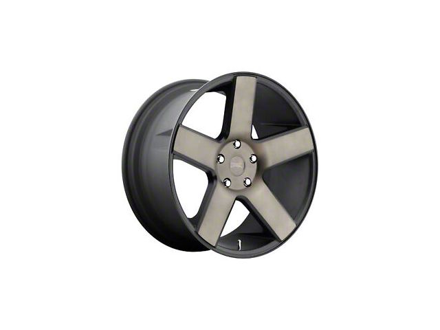 DUB Baller Matte Black Double Dark Tint Wheel; 22x9.5 (06-10 RWD Charger)