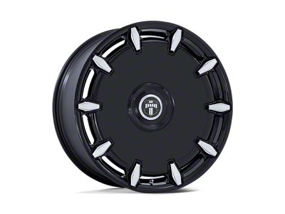 DUB Cheef Gloss Black Milled Wheel; 24x9; 15mm Offset (06-10 Charger)