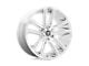 DUB Flex Chrome Wheel; Rear Only; 24x10 (06-10 Charger)