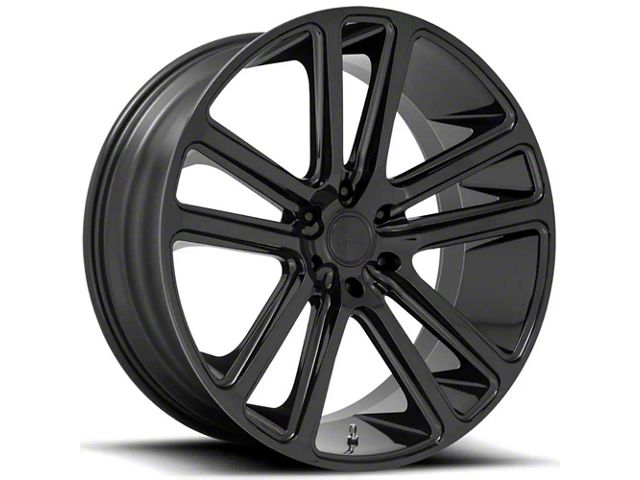DUB Flex Gloss Black Wheel; 22x9.5 (06-10 RWD Charger)