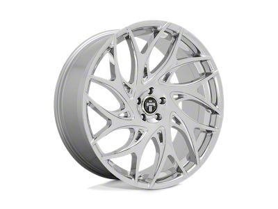 DUB G.O.A.T. Chrome Wheel; Rear Only; 24x10 (06-10 Charger)