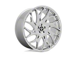 DUB G.O.A.T. Chrome Wheel; Rear Only; 26x10 (06-10 Charger)