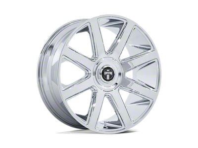 DUB Pull Chrome Wheel; Rear Only; 24x10; 15mm Offset (06-10 Charger)