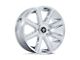 DUB Pull Chrome Wheel; Rear Only; 24x10 (06-10 Charger)