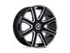 DUB Pull Gloss Black Milled Wheel; Rear Only; 24x10 (06-10 Charger)