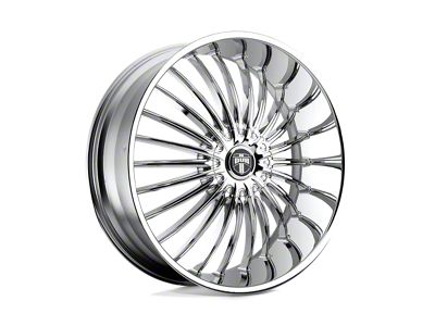 DUB Suave Chrome Wheel; 24x9.5; 15mm Offset (06-10 Charger)