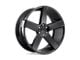 DUB Baller Gloss Black Wheel; 24x9; 15mm Offset (10-15 Camaro, Excluding ZL1)