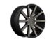 DUB Calla Matte Black with Double Dark Tint Wheel; 22x9 (94-98 Mustang)