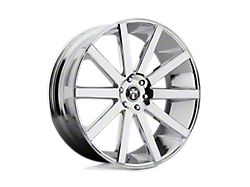 DUB Calla Chrome Wheel; 22x9 (16-24 Camaro, Excluding SS w/ 6-Piston Front Calipers & ZL1)