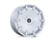 DUB Cheef Silver Machined Wheel; 24x9 (08-23 Challenger w/o Brembo Brakes)